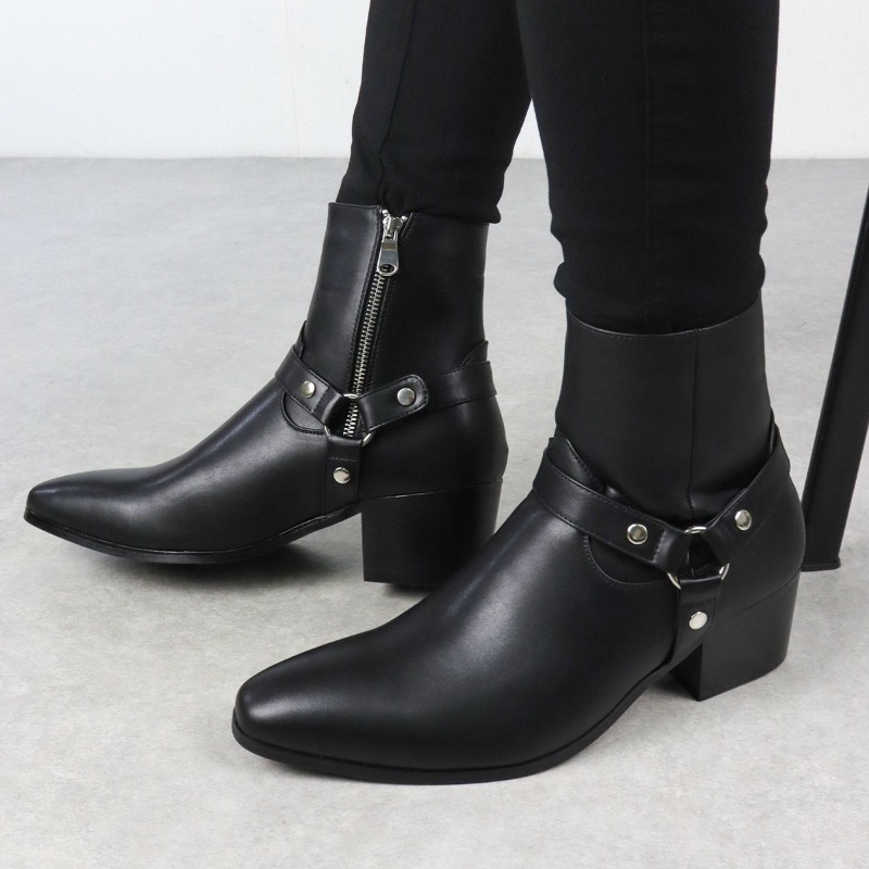 Men Formal Wear With Boots - Designer Men Boots Classic Chelsea Ankle