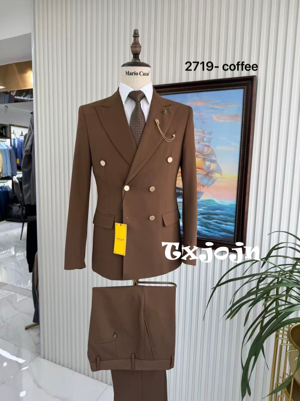 Men'S Formal Wear For Engagement - Premium Elegant Man Suits 2 Pieces