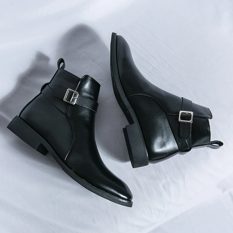 Fashion Designer Men's Pointed - Men Formal Wear With Boots ulasan dan harga