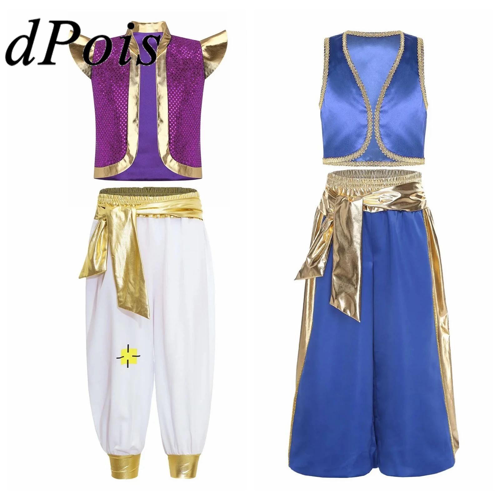 Boys Arabian Prince Outfits Da - Men Formal Wear Vest ulasan dan harga