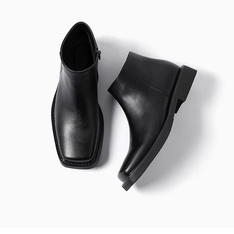 Black New Fashion Men Casual L - Men Formal Wear With Boots ulasan dan harga