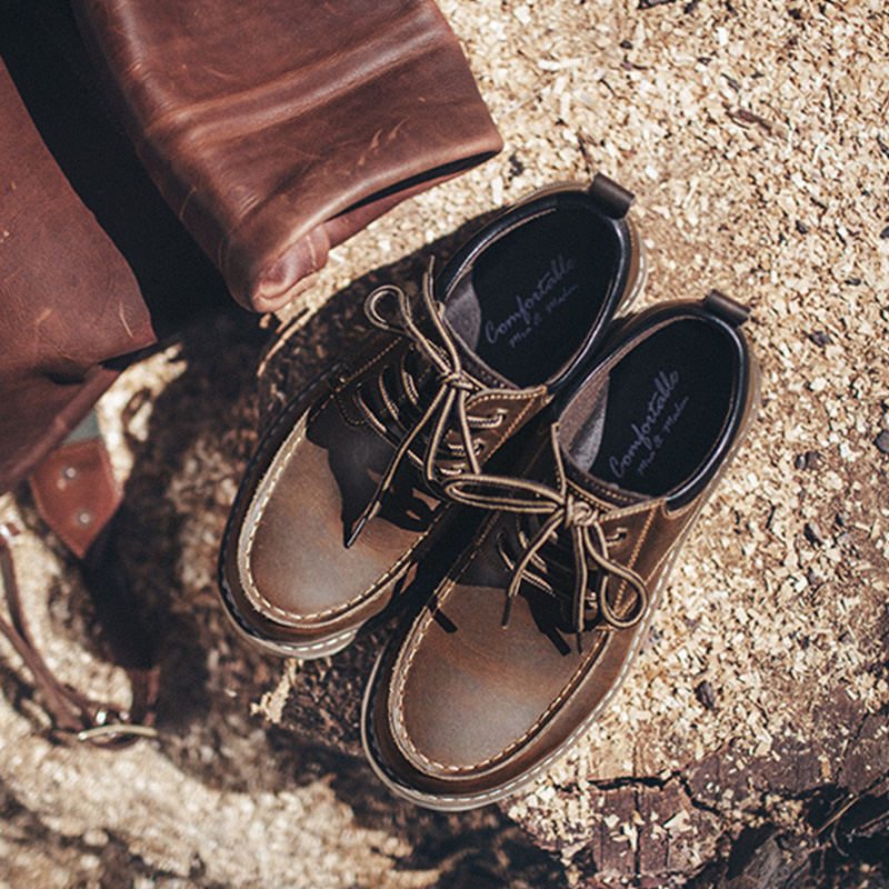 Maden Men's Vintage Dress Shoe - Men Formal Wear With Boots ulasan dan harga