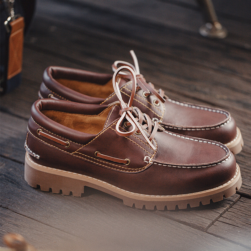 Maden Men's Vintage Boat Shoes - Men Formal Wear With Boots ulasan dan harga