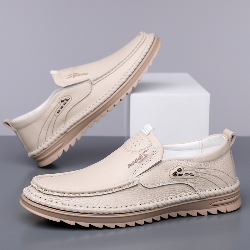 Genuine First Layer Cowhide Bu - Men Formal Wear With Sneakers ulasan dan harga