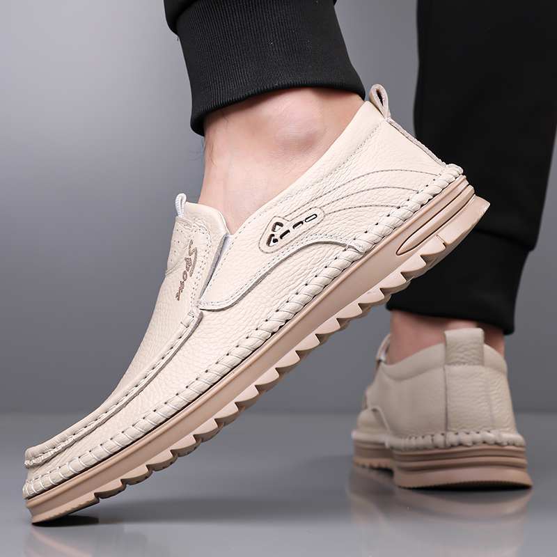 Genuine First Layer Cowhide Bu - Men Formal Wear With Sneakers ulasan dan harga