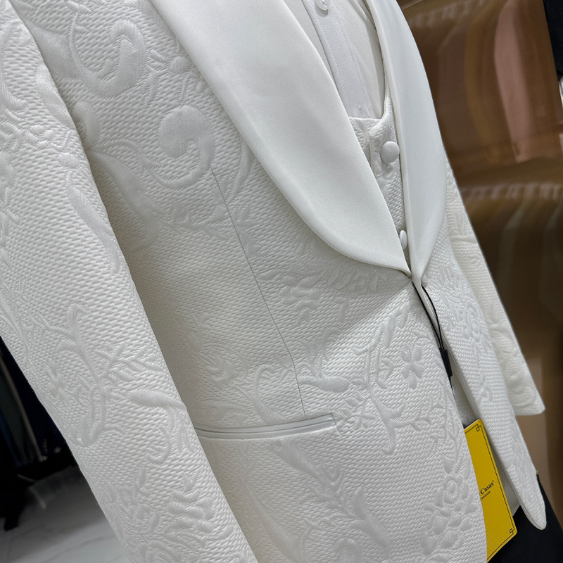 Men Wedding Suit White 3 Piece - Men Formal Wear Wedding ulasan dan harga