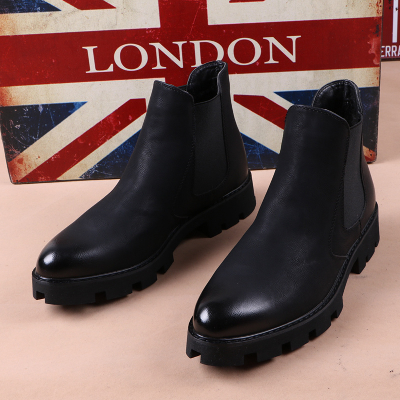 mens casual business office fo - Men Formal Wear With Boots ulasan dan harga