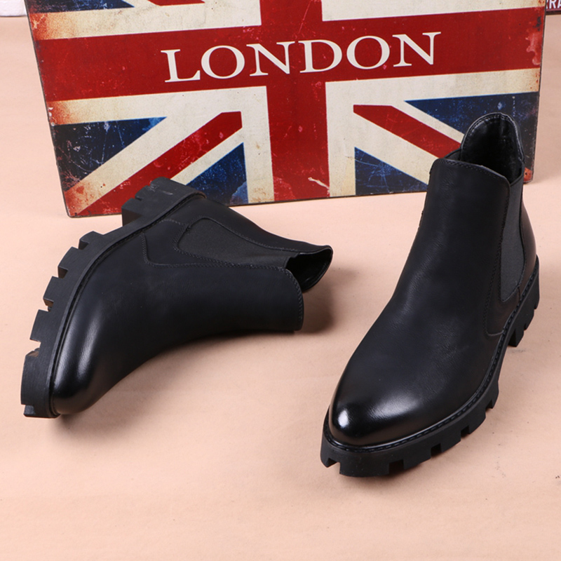 mens casual business office fo - Men Formal Wear With Boots ulasan dan harga