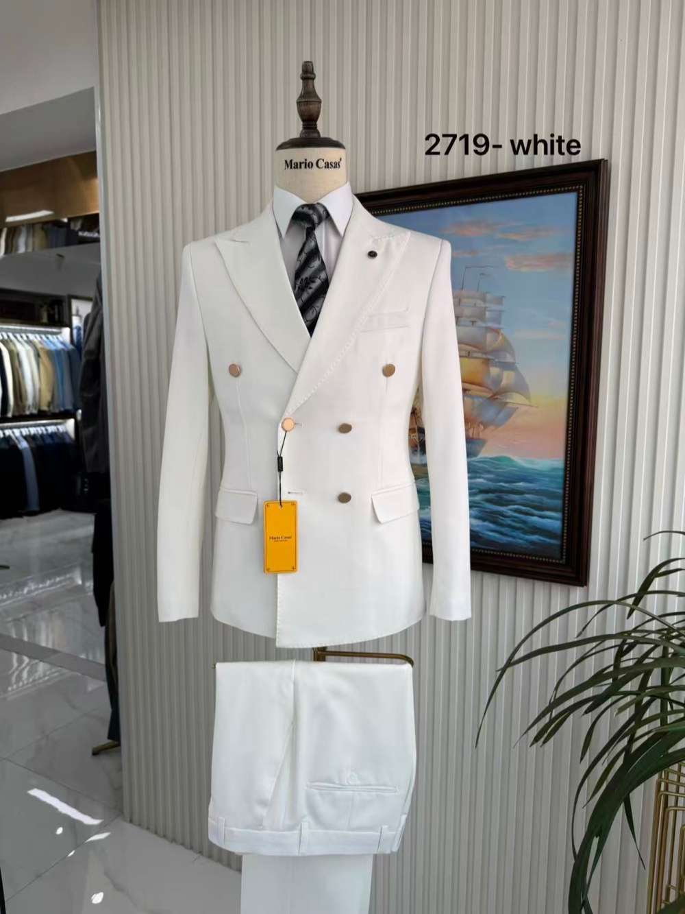 Premium Elegant Man Suits 2 Pi - Men'S Formal Wear For Engagement ulasan dan harga