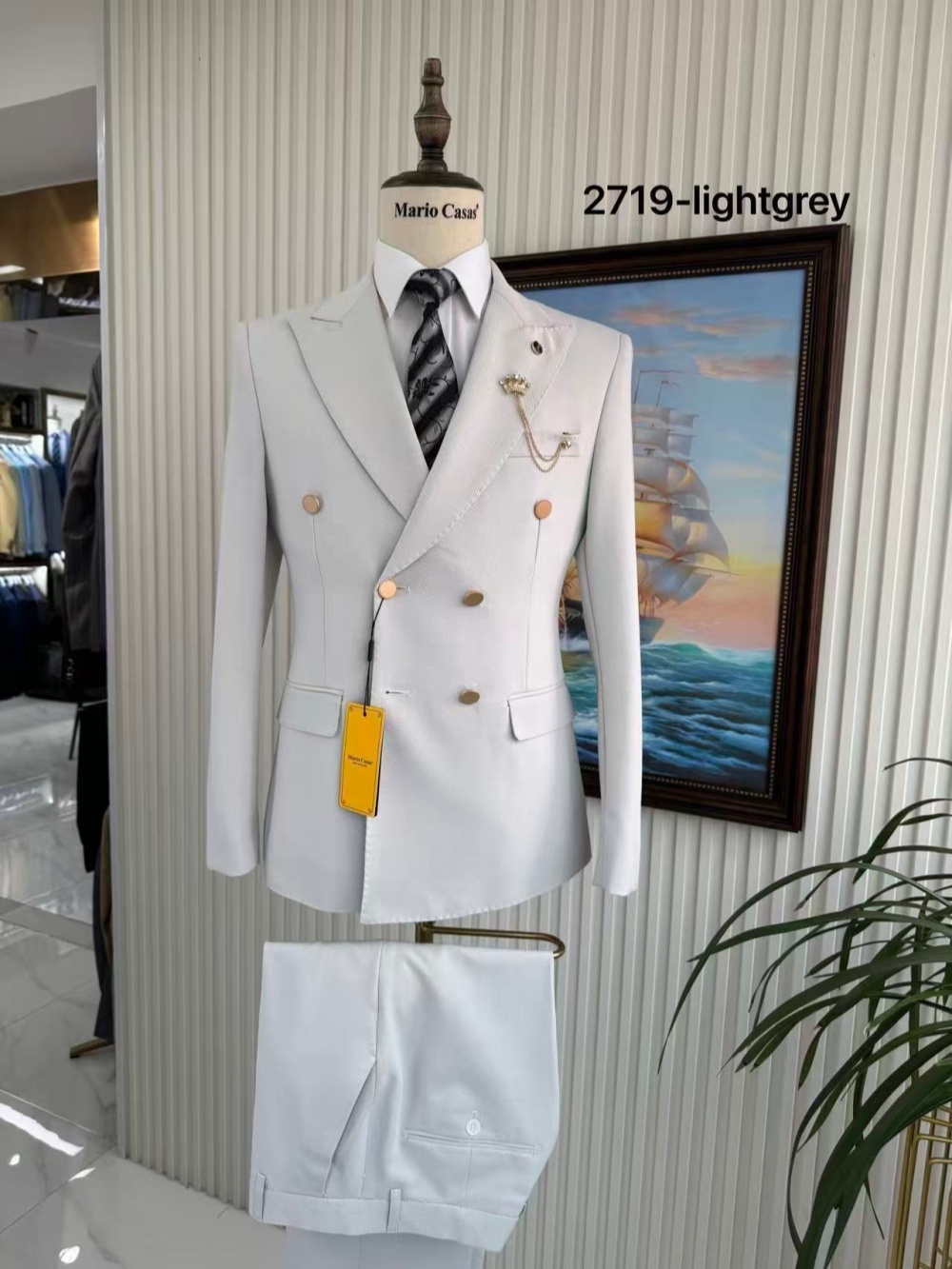 Premium Elegant Man Suits 2 Pi - Men'S Formal Wear For Engagement ulasan dan harga