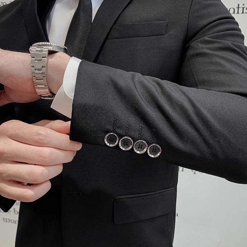 Wedding Suit Three-Piece Set M - Men'S Urban Formal Wear ulasan dan harga