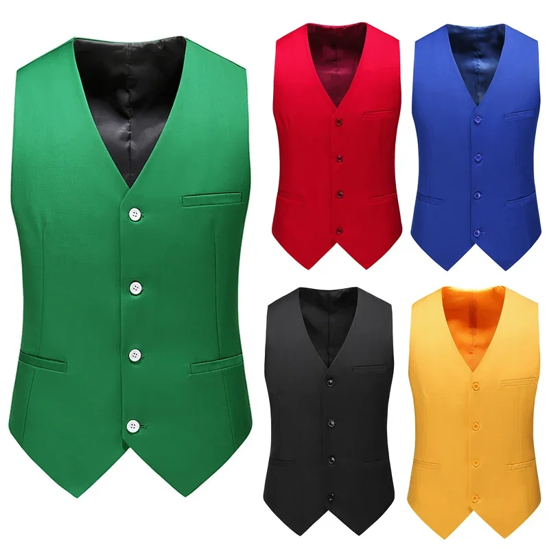 17 Colors Boutique Fashion Cas - Men Formal Wear Vest ulasan dan harga