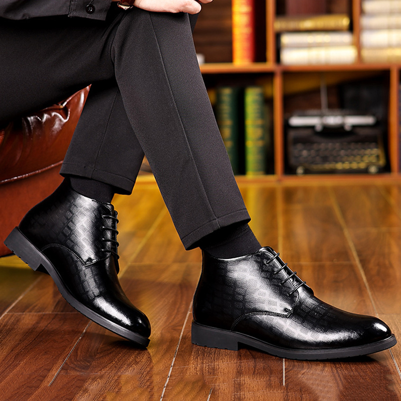 Men's British Style 2025 Winte - Men Formal Wear With Boots ulasan dan harga