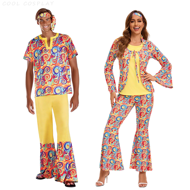 60s 70's Disco Costume for Wom - Men Formal Wear Vest ulasan dan harga