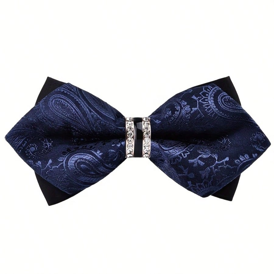Men's Jacquard Satin Bow Tie w - Formal Wear For Men Yellow ulasan dan harga