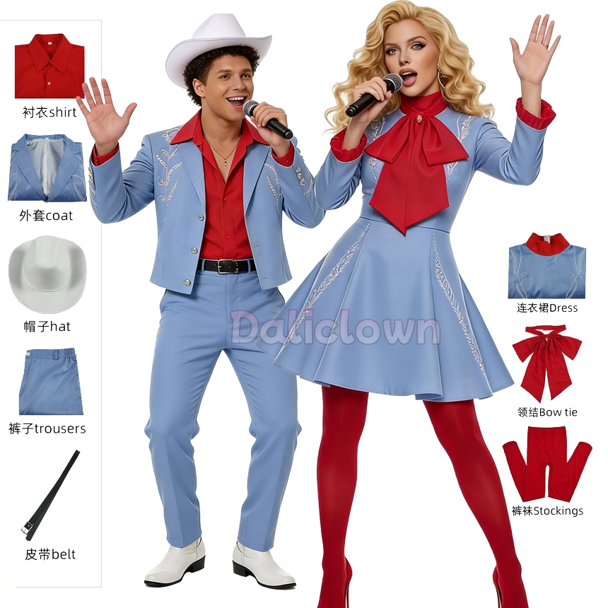 Anime Lady Cosplay Bruno Mars  - Men Formal Wear Vest ulasan dan harga