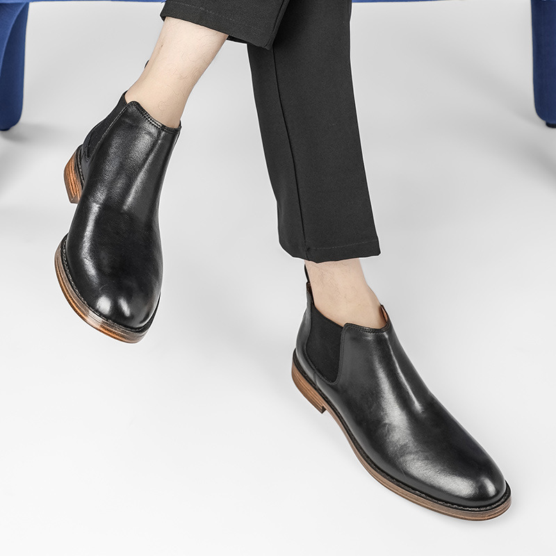 Men's Business Fashion Dress B - Men Formal Wear With Boots ulasan dan harga