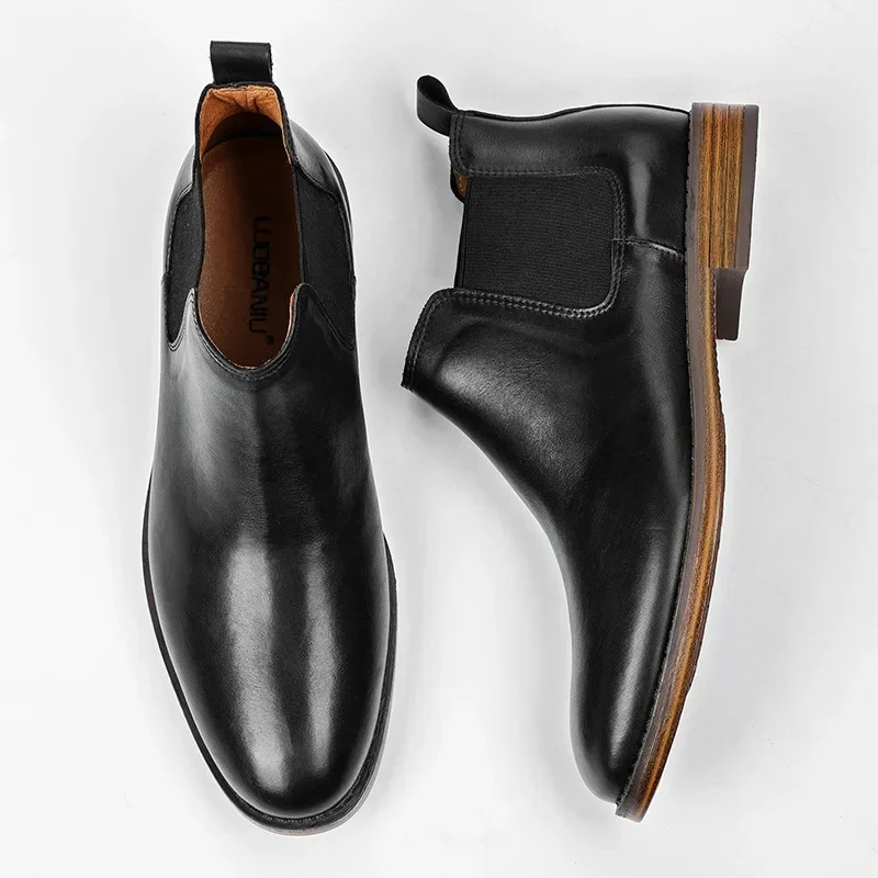 Men's Business Fashion Dress B - Men Formal Wear With Boots ulasan dan harga