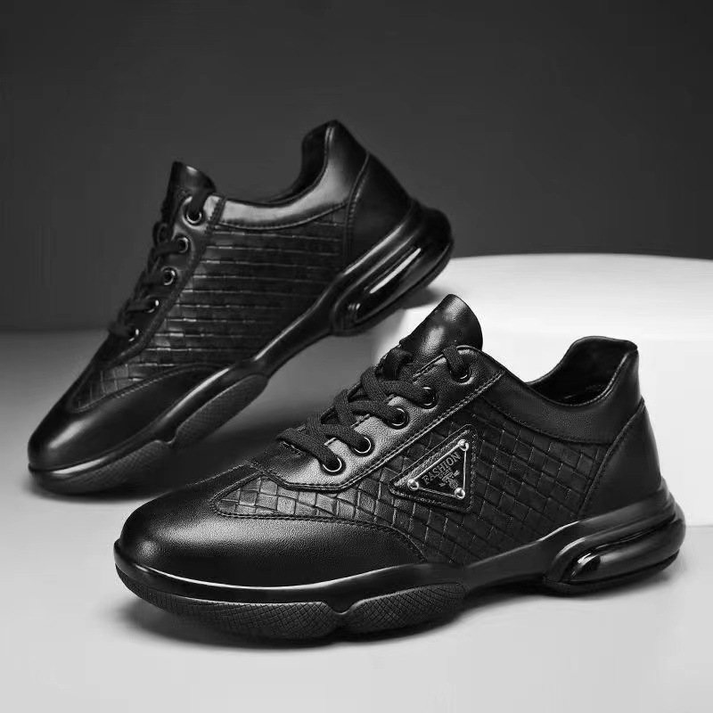New Men Leather Shoes Platform - Men Formal Wear With Sneakers ulasan dan harga