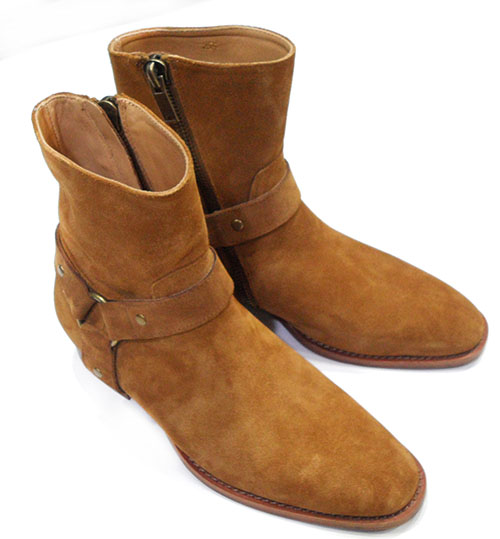 Men Genuine Leather Handmade B - Men Formal Wear With Boots ulasan dan harga